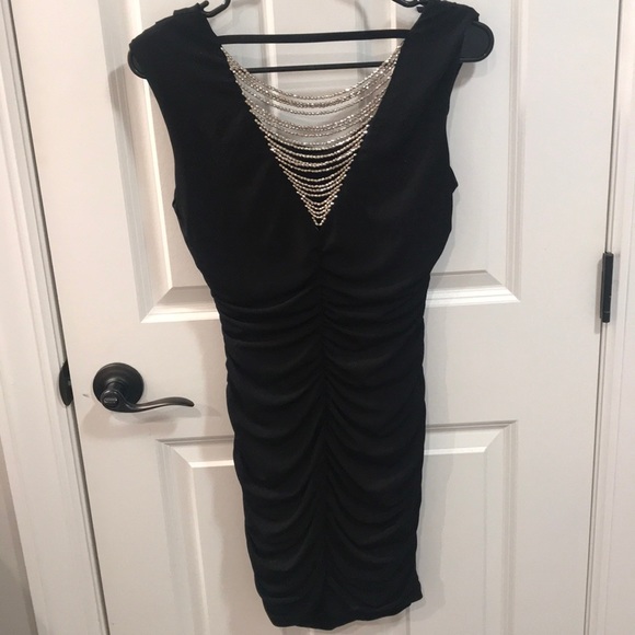 Black mini dress - Picture 2 of 2